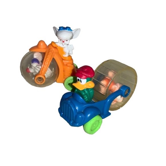 4 Piece 1992 McDonald's Toys Warner Bros. TINY TUNES / Looney Tunes Cars Vintage - Picture 3 of 8